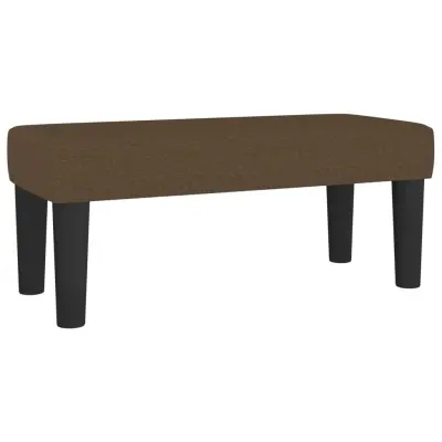 vidaXL Klop temno rjava 70x30x30 cm blago