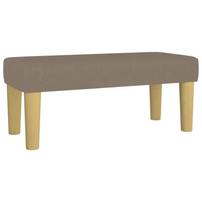 vidaXL Klop taupe 70x30x30 cm blago
