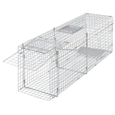 vidaXL Pocinkana živolovka 100 cm