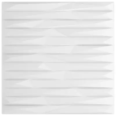 vidaXL Stenski paneli 12 kosov beli 50x50 cm XPS 3 m² kamen