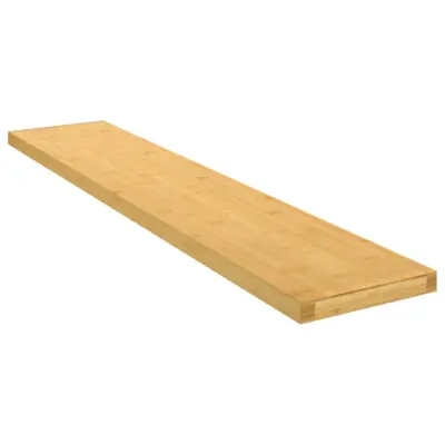 vidaXL Stenska polica 100x20x2,5 cm bambus