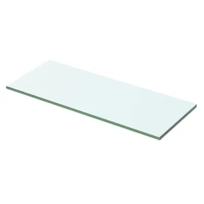 vidaXL Polica Prosojno Steklo 50x15 cm