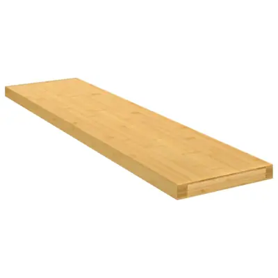 vidaXL Stenska polica 80x20x2,5 cm bambus