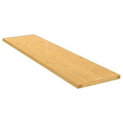 vidaXL Stenska polica 80x20x1,5 cm bambus