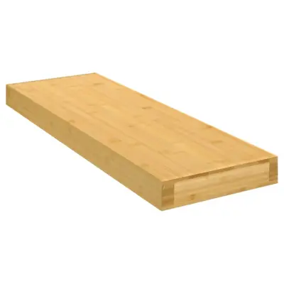 vidaXL Stenska polica 60x20x4 cm bambus
