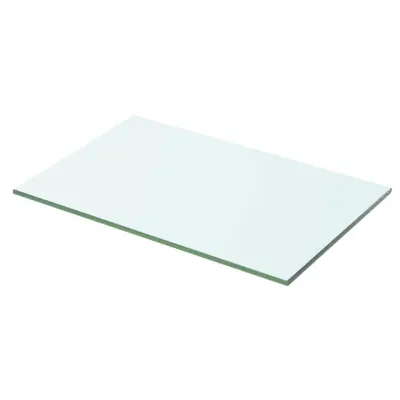 vidaXL Polica Prosojno Steklo 50x25 cm