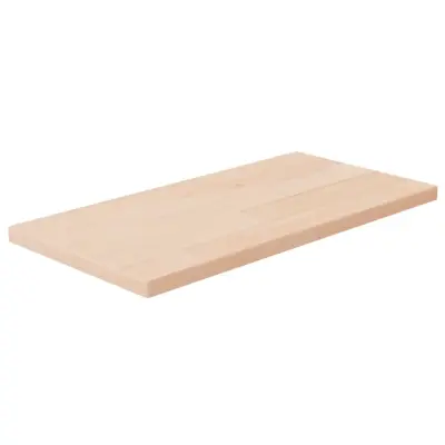 vidaXL Polica 40x20x1,5 cm neobdelana trdna hrastovina