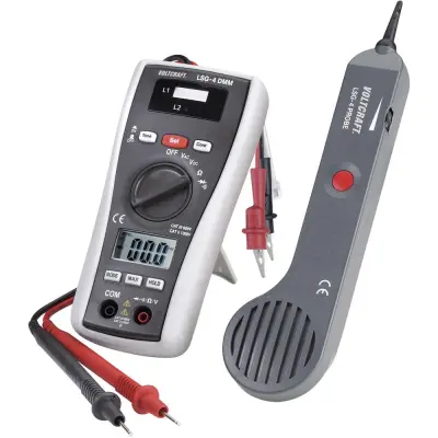 VOLTCRAFT LSG-4 digitalni multimeter z iskanjem napeljav, kablov in vodnikov, 400 m