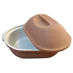 Pekač s pokrovom Terrine 37,5x24x20cm / ovalen / keramika