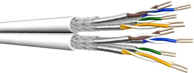Draka Comteq (DNT) UChome SS26, Kat.7, belo, dvojno, 8P S/FTP, AWG26, Tr250