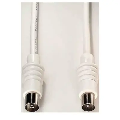 E+P Elektrik Antennenkabel, belo, 7,5m, HFA7