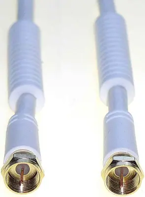 E+P Elektrik F-Anschlusskabel, 2,5m, belo, >95 dB, FA202G