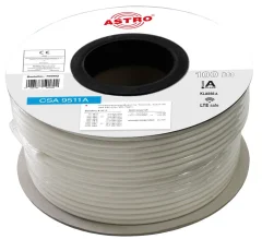 Astro Strobel Koaksialni kabel razreda A+, beli CSA 9511 A R100 Eca