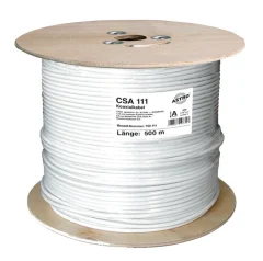 Astro Strobel Koaksialni kabel razreda A+, beli CSA 111 T500 ECA