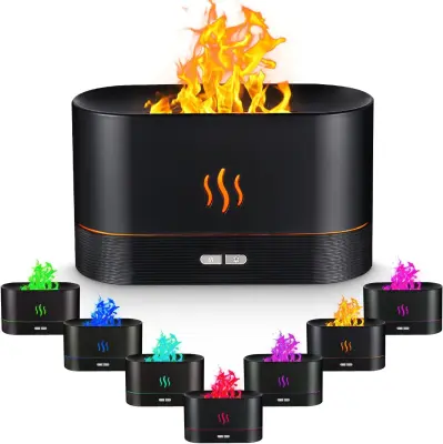 LED RGB difuzor vlažilec zraka in izparjevalnik eteričnih olj 180ml