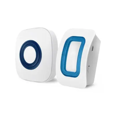 Električni brezžični zvonec s PIR senzorjem gibanja na baterije / USB do 150m / 56 melodij