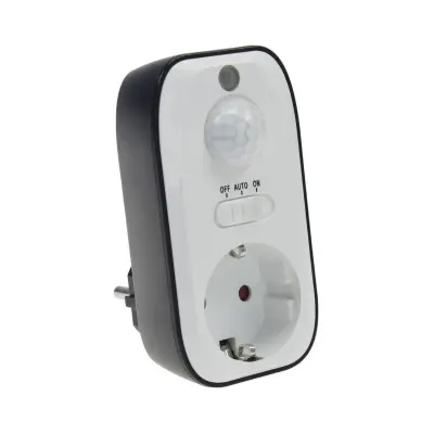 Vtičnica s senzorjem gibanja 100° 8m 230V/1200W