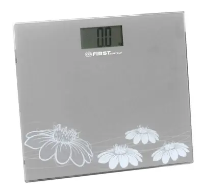 Tehtnica osebna elektronska FIRST 150kg/100g, siva barva