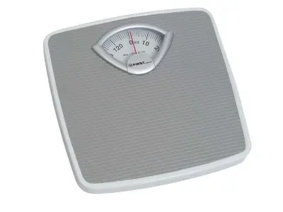 Tehtnica osebna mehanska FIRST 130KG, sive barve