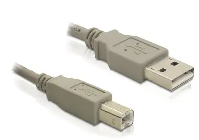 USB kabel TIP A-B 1.8m, siv