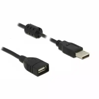 USB podaljšek 2.0, A-A  1.8m s feritom