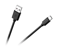 USB kabel 2.0 (A) M. -  tip (C) M., 1,5m, črne barve