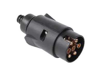 Vtikač 7-polni za montažo za kabel 12V za priklop prikolice