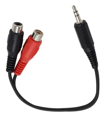 Cinch vrvica 2xŽ./BAN. 3.5mm ST. 10m