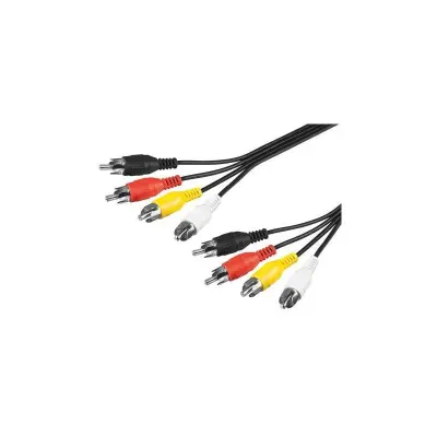 Cinch kabel 4xM. / 4xM. 2,5m