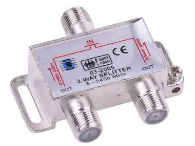 Delilnik satelitski 2-vejni "F" 2400 MHz