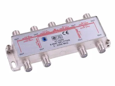 Delilnik satelitski 8-vejni "F" 5-2450 MHz