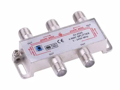 Delilnik satelitski 4-vejni "F" 2400 MHz