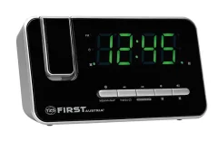 Radiobudilka FIRST AM/FM, dual alarm, projekcija, AUX, temp.