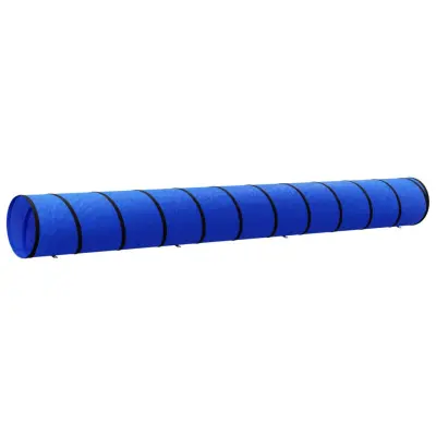 vidaXL Tunel za pse moder Ø 55x500 cm poliester