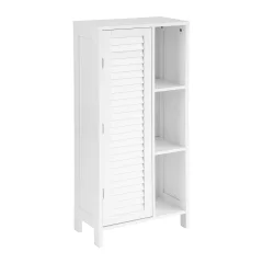SoBuy kopalniška omarica za shranjevanje v beli barvi v skandinavskem slogu