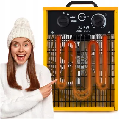 Industrijski električni grelec s termostatom 3300W