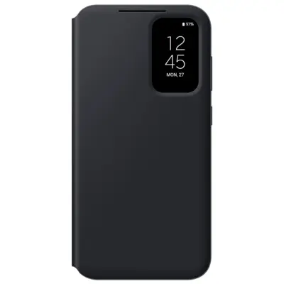 SAMSUNG Galaxy S23 FE Smart View črna zaščitna preklopna torbica