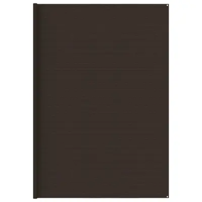 vidaXL Preproga za šotor 400x500 cm rjava