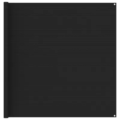 vidaXL Preproga za šotor 250x200 cm črna
