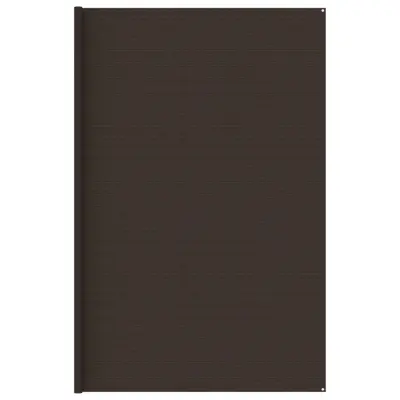 vidaXL Preproga za šotor 400x600 cm rjava