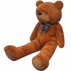 vidaXL Plišasta igrača medvedek rjave barve 170 cm