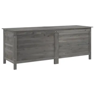 vidaXL Vrtna škatla za shranjevanje antracitna 150x50x56,5 cm jelka