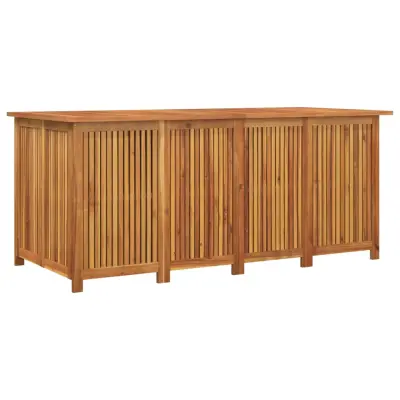 vidaXL Vrtna škatla za shranjevanje 175x80x75 cm trden akacijev les