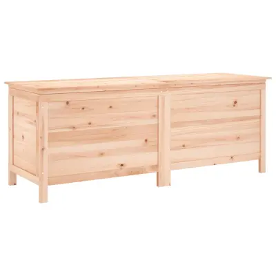 vidaXL Vrtna škatla za shranjevanje 150x50x56,5 cm trden les jelke