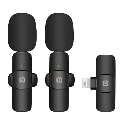 Brezžični mikrofon Puluz PU3150B Lavalier tipa Lightning