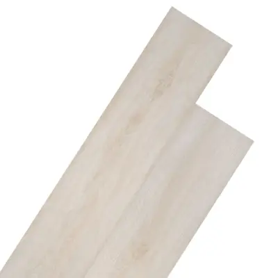 vidaXL Samolepilne PVC talne plošče 5,21 m² 2 mm bele orehove barve