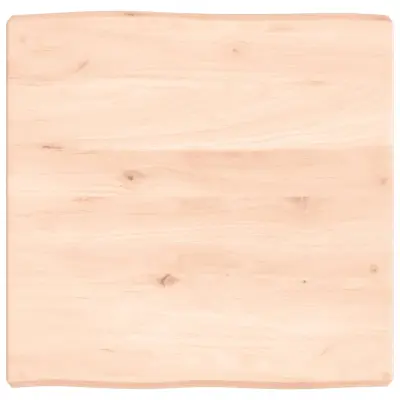vidaXL Mizna plošča 60x60x(2-6) cm neobdelana hrastovina naraven rob