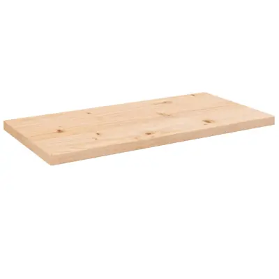 vidaXL Mizna plošča 80x40x2,5 cm trdna borovina pravokotna