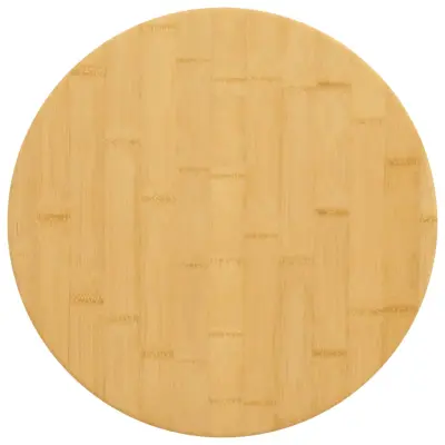 vidaXL Mizna plošča Ø50x1,5 cm bambus