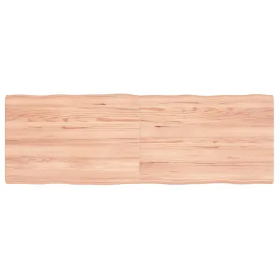 vidaXL Mizna plošča sv. rjava 120x40x(2-4)cm obdelana trdna hrastovina